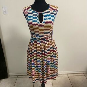 Maeve Dress Women’s Size Small Sennebec Multi color stripped Dress
